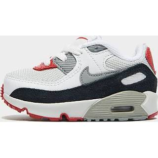 👉 Rood wit grijs leather leer baby's kinderen Nike Air Max 90 - Photon Dust/Varsity Red/White/Particle Grey Kind 195870258511