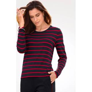 👉 Shirt met ingebreid dessin MONA Marine/Rood