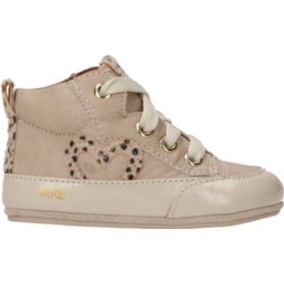 👉 Babyschoenen beige veters plat kunststof active baby's IK-KE Babyschoentje 7438214983902
