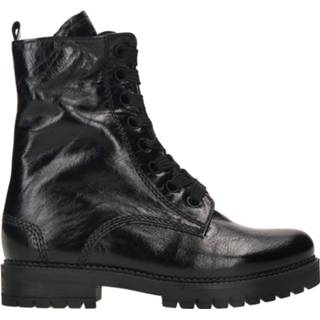 👉 Veterboots zwart laag kunststof textiel active leer Gabor Veterboot 4065171272461