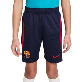 Trainingsbroek blauw donkerblauw polyester junior kinderen FC Barcelona Trainingsbroekje 2022-2023 Kids