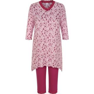 👉 Pyjama oudroze bordeaux gebloemd vrouwen met fraai bloemenpatroon TruYou Oudroze/Bordeaux 4055709066358 4055709066389