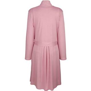 👉 Kunstvezels vrouwen effen roze ecru Nachtmodeset met romantisch kant Harmony Roze/Ecru 4055708898509