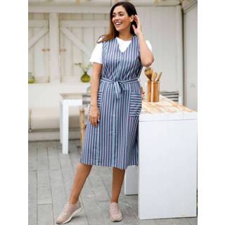 👉 Schort groen katoen vrouwen met strepen- en bloemenprint m. collection 4055708976429 4055708976351