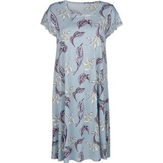 👉 Ecru gebloemd vrouwen blauw Nachtmodeset met vrouwelijk patroon Harmony Ijsblauw/Prune/Ecru 4055708739895