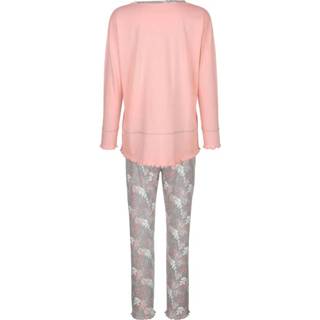 👉 Pyjama grijs roze gemêleerd vrouwen Pyjama's in voordelige set van 2 Harmony Grijs/Roze 4055708424937