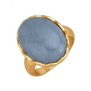 👉 Damesring blauw zilver vrouwen met angeliet-cabochon Diemer Farbstein 4055709349796 4055709349772