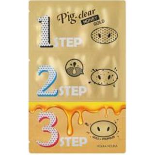 👉 Goud Holika Pig Nose Clear Blackhead 3-Step Kit Honey Gold 8 g 8806334383503