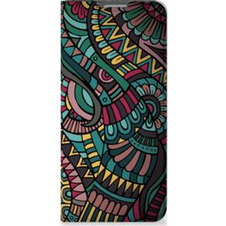 👉 OPPO Reno8 Lite Hoesje met Magneet Aztec 8720632313089