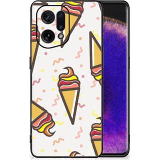 👉 Coverhoes OPPO Find X5 Back Cover Hoesje Icecream 8720632409492