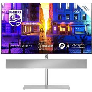 👉 Zilver OLED Nieuw Outlet PHILIPS 65OLED986 OLED-TV (65 inch / 164 cm, 4K, SMART TV, Ambilight, Android TV™ 10 (Q)) 8718863029442