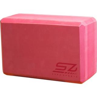 Roze EVA foam Yogablok - Senz Sports 8718627099575