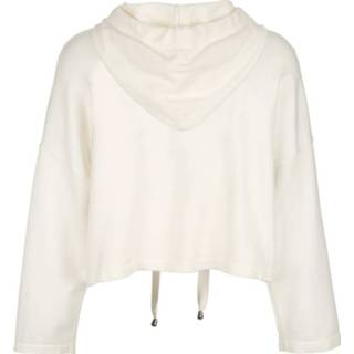 👉 Trui wit effen vrouwen met capuchon Alba Moda 4055708420700