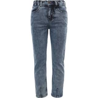 👉 Jeansbroek blauw meisjes LOOXS Little jeans broek paperbag - Acid 8719645180382