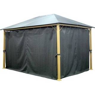 👉 Partytent antraciet Central Park zijwandscherm voor Olbia 3x4m 5414628073318