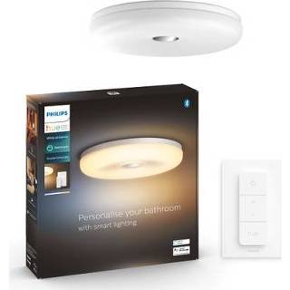 👉 Plafondlamp wit Philips Hue Struana ⌀26cm 23W met Dimmer switch 8719514341012