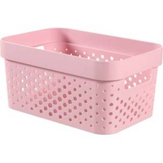 Opbergbox recycled roze Curver Infinity Dots 4,5L 3253924747248