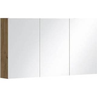 👉 Spiegelkast Allibert Look 120cm VDE 3 deuren houtdecor 3588560349656