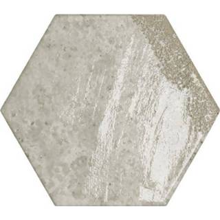 👉 Wandtegel grijs Carmen hexa Grey 13x15cm 8435259955917