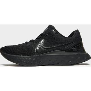 👉 Hardloopschoenen zwart male mannen Nike React Infinity Run Flyknit 3 voor heren (straat) - Black/Black/Black 195866024977