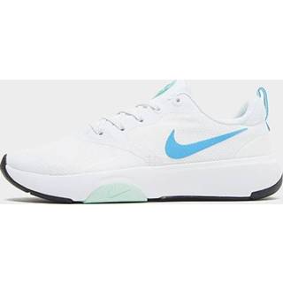 Trainingsschoenen wit zwart blauw vrouwen Nike City Rep TR voor dames - White/Mint Foam/Black/University Blue 196149173115