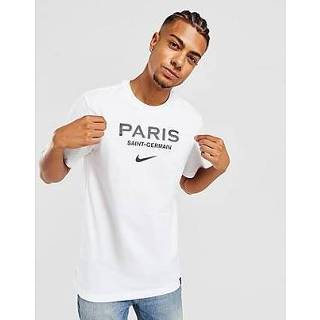 👉 Voetbalshirt wit s male mannen Nike Paris Saint-Germain Swoosh voor heren - White 195868376258