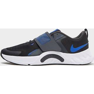 👉 Trainingsschoenen zwart grijs wit blauw mannen Nike Renew Retaliation 4 voor heren - Black/Dark Smoke Grey/White/Racer Blue 196149177366