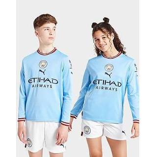 👉 Shirt lange mouw mannen kinderen Puma Manchester City 2022/23 Long Sleeve Junior - Kind 4064537620854