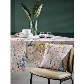 👉 Kussenhoes multicolor katoen gebloemd wonen Matilda Hossner