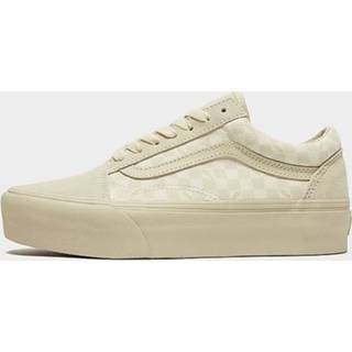 👉 Bovenwerk van leer vrouwen Vans Old Skool Platform Dames - 196245769632