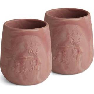 👉 Drinkbeker rood silicoon meisjes Nuuroo Abel 145ml 2 stuks, Mix 5715235011565