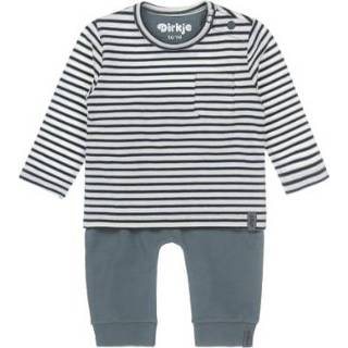 👉 Dirkje Babyset 2-delig dusty groen uit- white