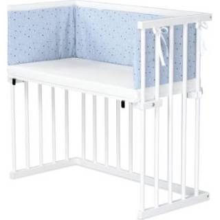 👉 Matras wit blauwe saffierblauw beuken beuk jongens baby's Dream good Babycommode gelakt / Prime Air nest, horizontaal stermix wit/saffierblauw 745110410249