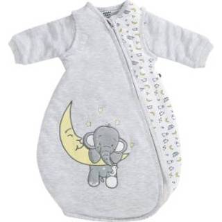 👉 Slaapzak grijs katoen mix Jacky lichtgrijs gemêleerd allover bedrukt 4001742966421