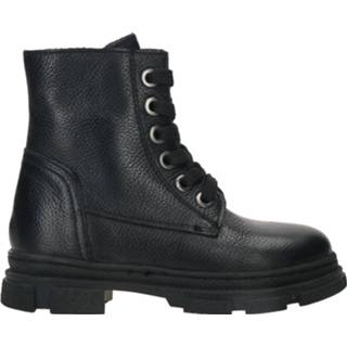 👉 Veterboots zwart laag kunststof leer active IK-KE Veterboot 7438214981915