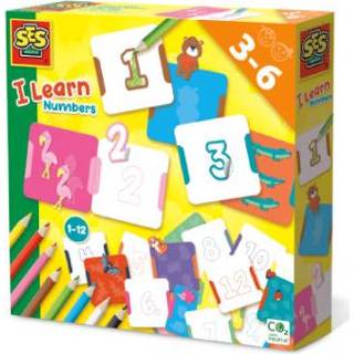 👉 Leer jongens kleurrijk SES Creativ e® Ik getallen 8710341146399