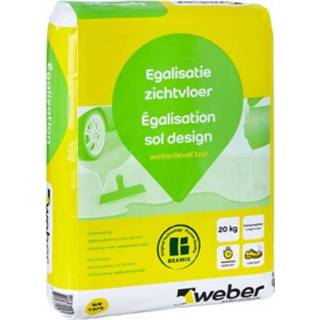 👉 Weber Egalisatie zichtvloer 20kg 8711474042640