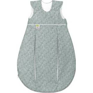 👉 Slaapzak wit grijs Odenwälder primaklima katoenen white leaves 4005226219379