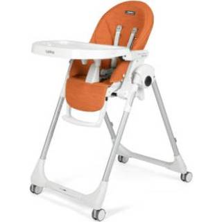 👉 Kinderstoel oranje meisjes kinderen Peg Perego Prima Pappa Follow Me Wonder Orange 8005475421932