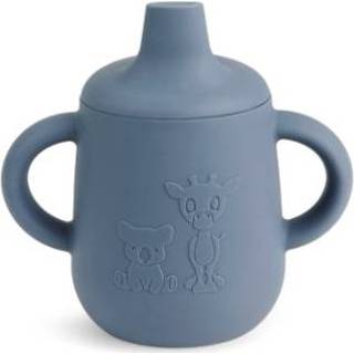 👉 Silicoon meisjes blauw Nuuroo Sippy Cup Aiko 140 ml, Bering Zee 5715235000828