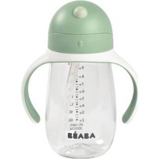 👉 Jongens groen BEABA rietjesbeker 300ml - saliegroen 3384349135331