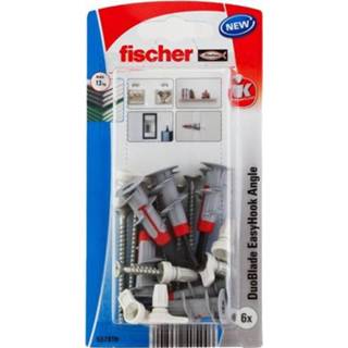 👉 Wandhaakje Fischer rechte wandhaak EasyHook + gipsplaatplug DuoBlade 6stk 4048962405446