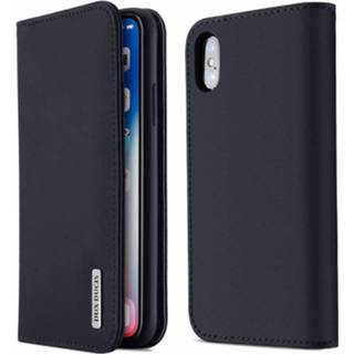 👉 IPhone XS MAX hoesje - Dux Ducis Wish Wallet Book Case - Blauw