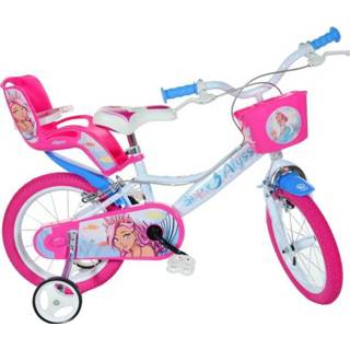 👉 Roze staal kinderen meisjes kinderfietsen knijprem vast geen personage Dino Alyssa 16 Inch 27 cm 8006817908067