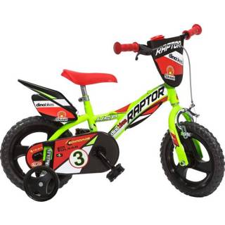 👉 Geel lichtgeel staal kinderen jongens kinderfietsen doortrapper vast geen personage single Dino Raptor 12 Inch 21 cm Lichtgeel/ 8006817906155