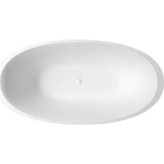 👉 Vrijstaand bad zwart Xenz Sio Solid Surface 180x90cm RAL9005 mat 8720247138039