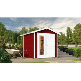 👉 Tuinhuisje 1 rood Weka tuinhuis 224 A maat 205x209cm 4004581525392