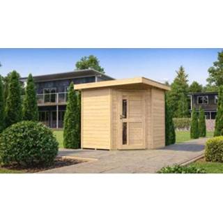 👉 Tuinhuisje 1 onbehandeld Weka tuinhuis 229 A maat natuur 205x209cm 4004581524555