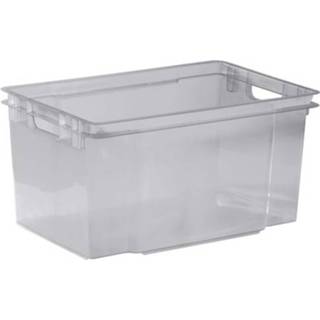 👉 Opbergbox smokey grijs Curver Crownest 50L 3253921196032