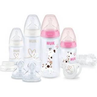 👉 Babyfles roze jongens baby's NUK Perfect Start starterset met First Choice ⁺ in 4008600415282